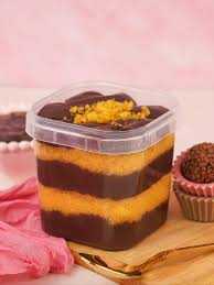 Foto de Bolo de pote cenoura com chocolate